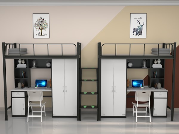 双人双连位中梯组合床