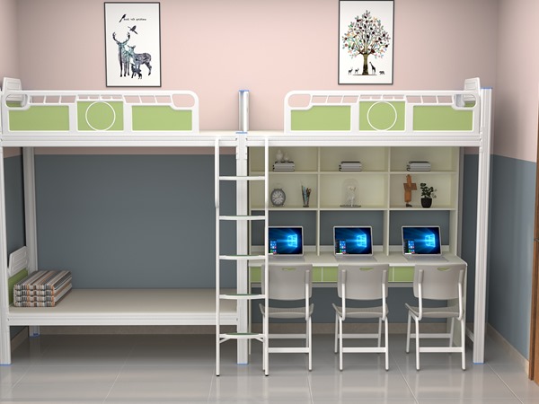 双人双连位侧梯组合床