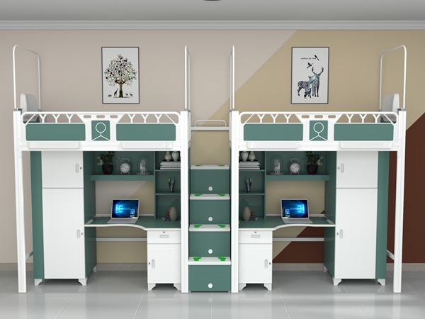 双人双连位中梯组合床